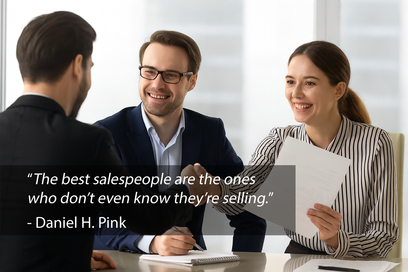 You’re selling all the time (whether you like it or not)